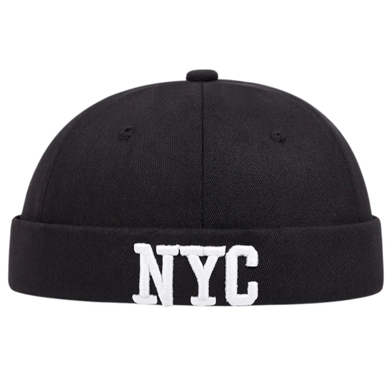 Cool Embroidered Brimless Hat | Unisex Streetwear Retro Cap