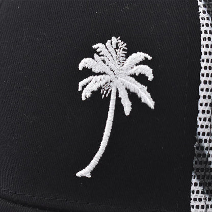 Baseball Cap with Coconut Tree Pattern