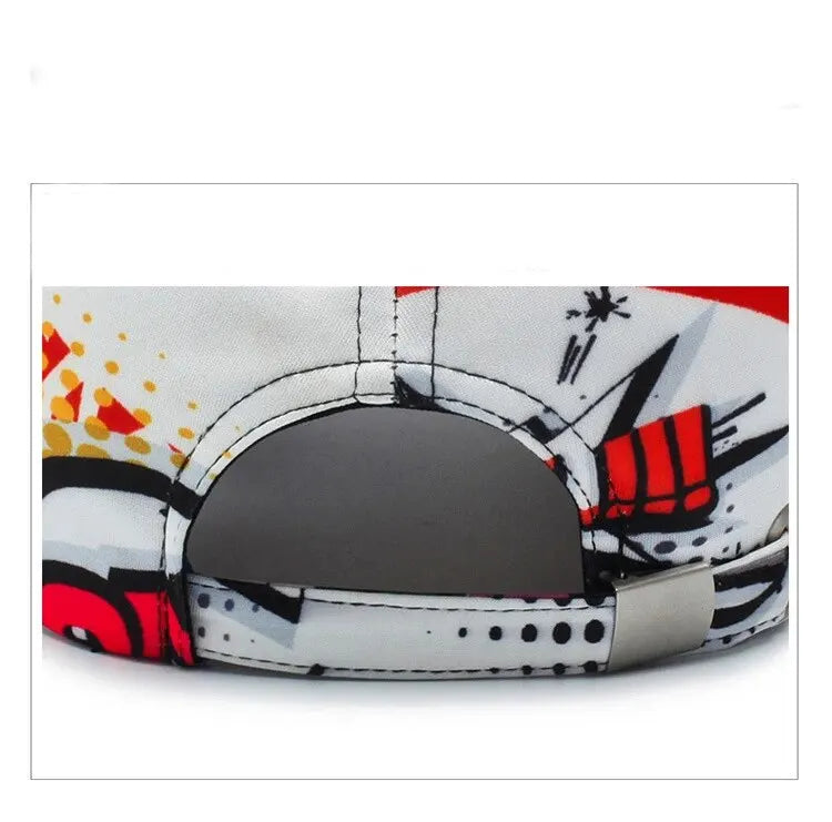 Cotton Spring Street Cap — Unisex Hip-Hop Flat Bill Baseball Hat