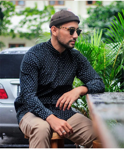 Retro Brimless Cap with Letter Label | Unisex Streetwear Beanie Hat