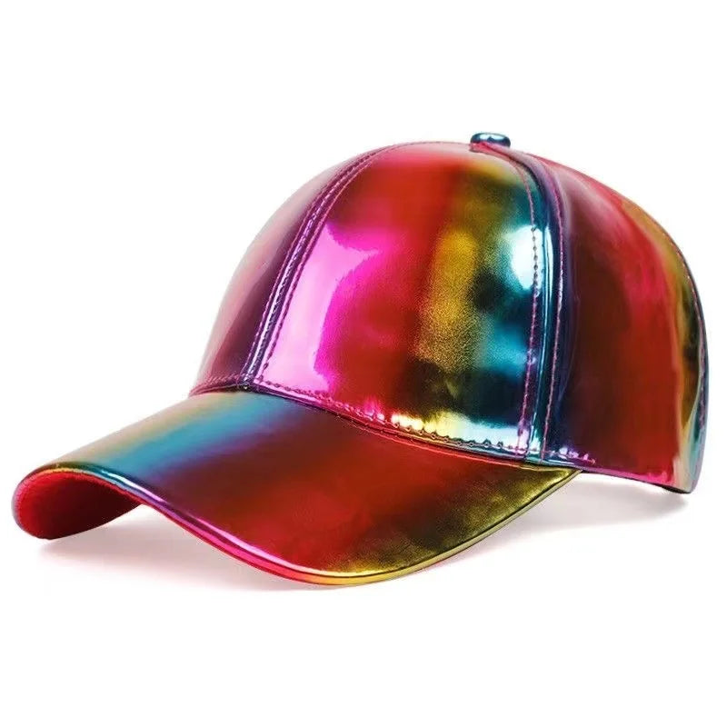 Laser Color Fashion Baseball Cap – Streetwear Hip Hop Adjustable Hat