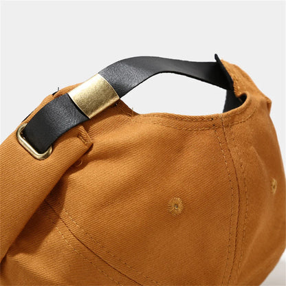 Retro Brimless Cap with Letter Label | Unisex Streetwear Beanie Hat