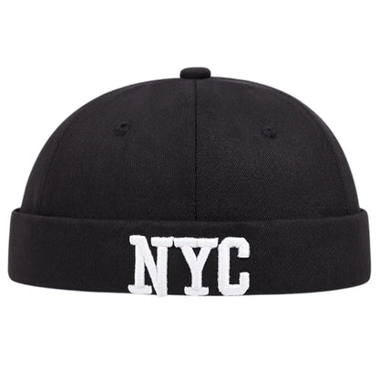 Cool Embroidered Brimless Hat | Unisex Streetwear Retro Cap