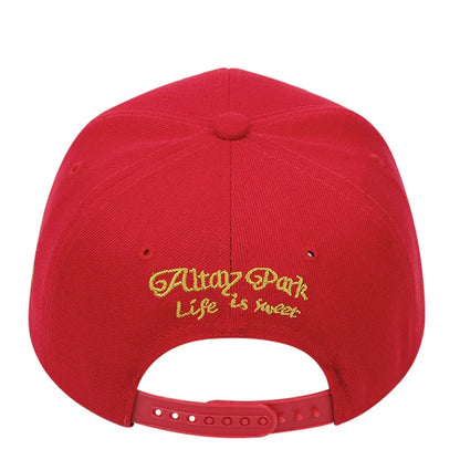 Crown Embroidered Flat Brimmed Snapback – Hip-Hop Street Baseball Cap