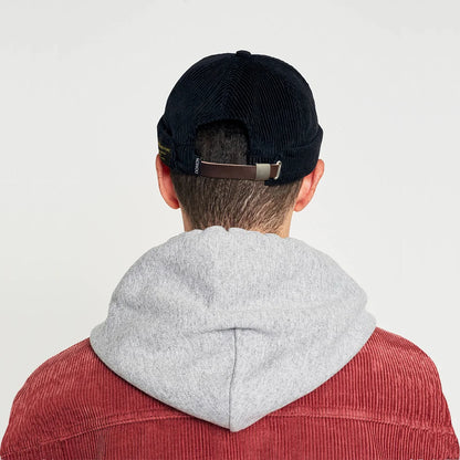 Retro Brimless Cap with Letter Label | Unisex Streetwear Beanie Hat