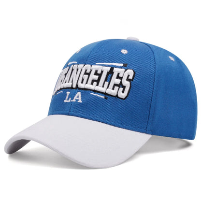 LOS ANGELES Embroidered Baseball Cap – Trendy Unisex Hip-Hop Streetwear Hat