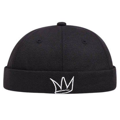 Cool Embroidered Brimless Hat | Unisex Streetwear Retro Cap