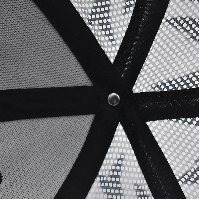Baseball Cap with Coconut Tree Pattern