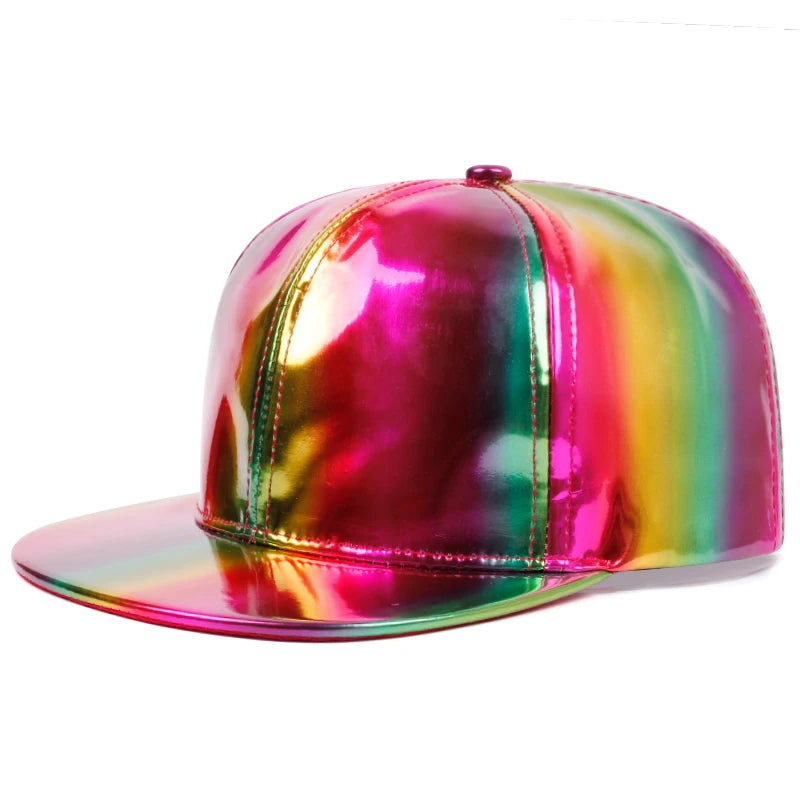 Laser Color Fashion Baseball Cap – Streetwear Hip Hop Adjustable Hat