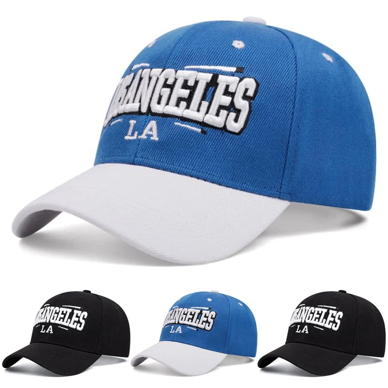 LOS ANGELES Embroidered Baseball Cap – Trendy Unisex Hip-Hop Streetwear Hat