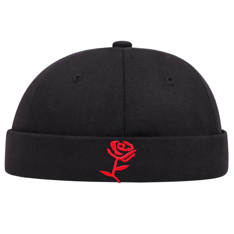 Cool Embroidered Brimless Hat | Unisex Streetwear Retro Cap