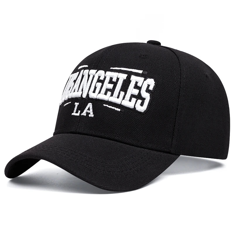 LOS ANGELES Embroidered Baseball Cap – Trendy Unisex Hip-Hop Streetwear Hat