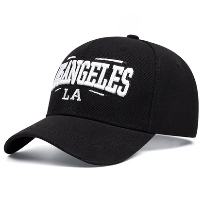 LOS ANGELES Embroidered Baseball Cap – Trendy Unisex Hip-Hop Streetwear Hat