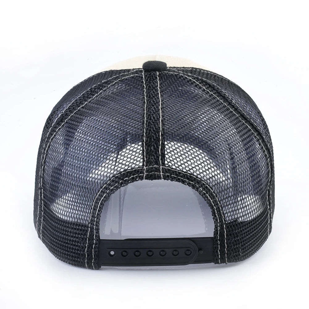 Baseball Cap With Lion Embroidery Patch Snapback | Streetwear Hip Hop Adjustable Hat