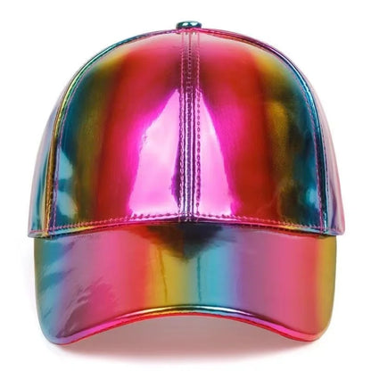Laser Color Fashion Baseball Cap – Streetwear Hip Hop Adjustable Hat