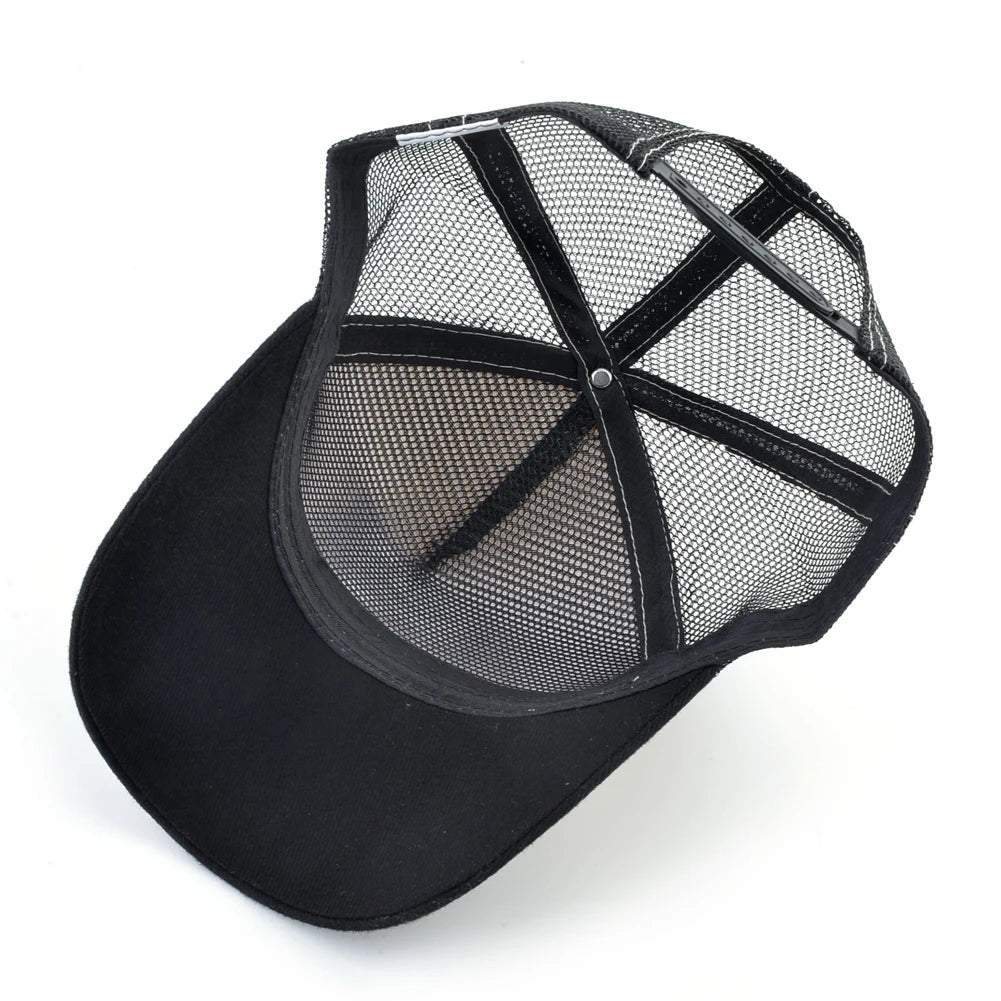 Baseball Cap With Lion Embroidery Patch Snapback | Streetwear Hip Hop Adjustable Hat