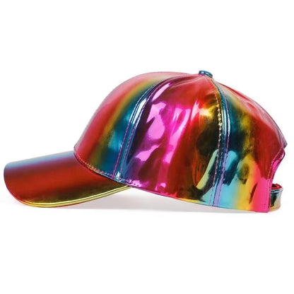 Laser Color Fashion Baseball Cap – Streetwear Hip Hop Adjustable Hat