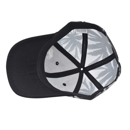 Baseball Cap with Coconut Tree Pattern