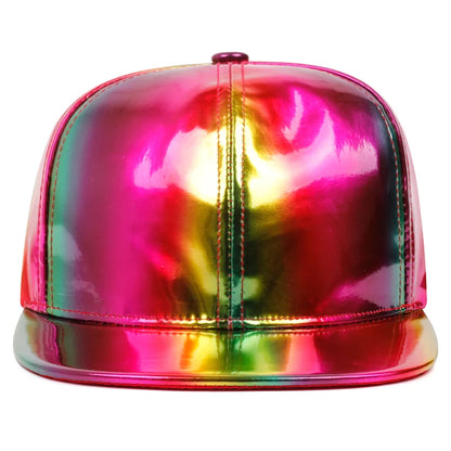 Laser Color Fashion Baseball Cap – Streetwear Hip Hop Adjustable Hat