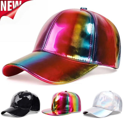 Laser Color Fashion Baseball Cap – Streetwear Hip Hop Adjustable Hat