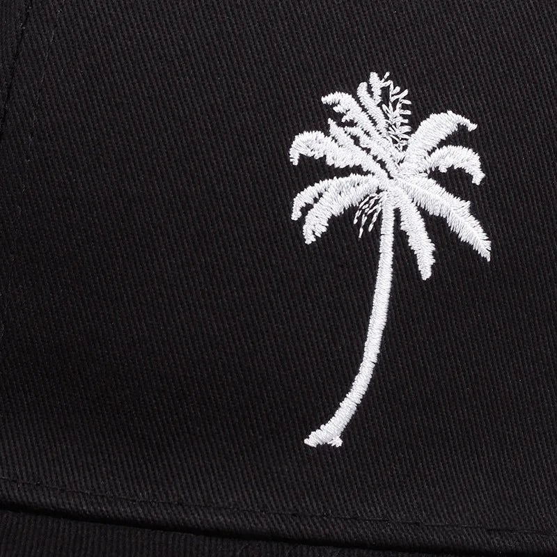 Baseball Cap with Coconut Tree Pattern