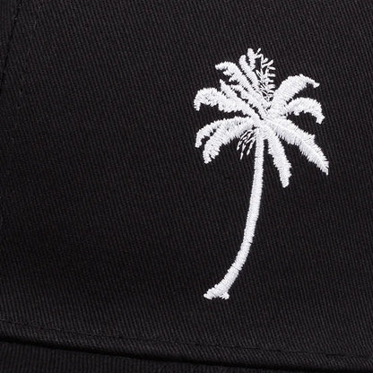 Baseball Cap with Coconut Tree Pattern